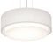 Afx Sanibel 16'' Pendant - Linen White Shade SAP1614MBSN-LW - alternate 1